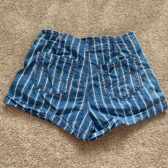 American Eagle Outfitters Shorts Size 4 Blue & White - Picture 7 of 13